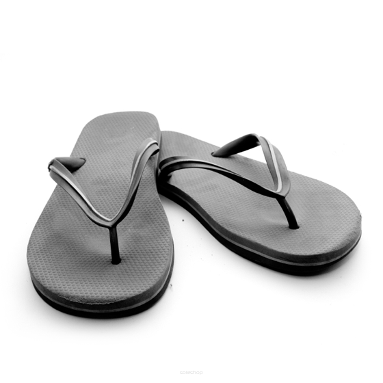 Gray Flip flops